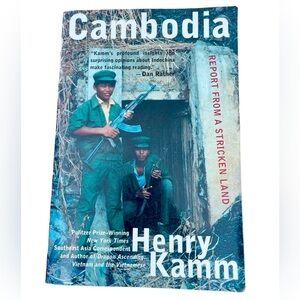 Cambodia Report from a Stricken Land Paperback 1999 1st Edition Henry Kamm Book